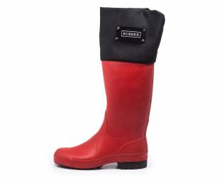  Rubber, rubber boot, high, red