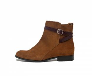 WOMEN'S ANKLE BOOTS, BROWN