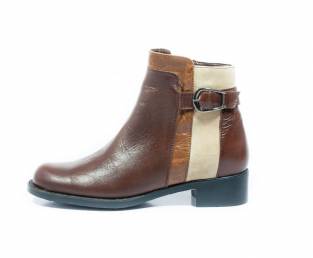 WOMEN'S ANKLE BOOTS, BROWN