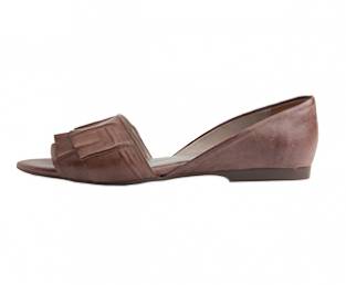 Borovo kožna ženska sandala, smeđa