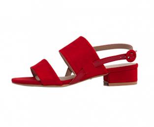 Ženska sandala, crvena