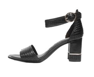 Tamaris kožna ženska sandala, Crna