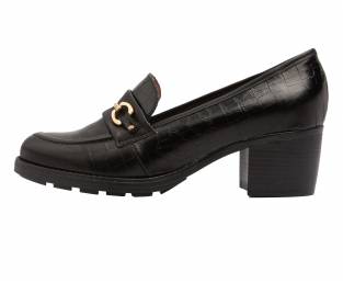 Borovo kožna ženska cipela, Crna