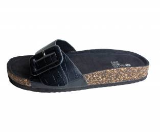 Women's slippers, Black