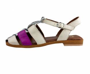 Bqueen, Borovo kožna ženska sandala, Kombinacija boja