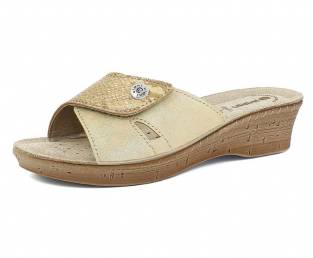 Women's slippers, Beige