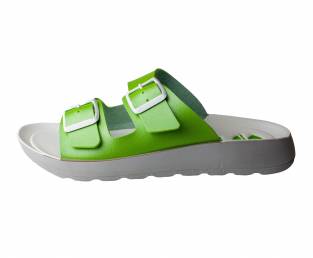 Women's slippers, Green
