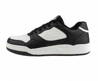 Skechers, Men's sneakers, Black-white