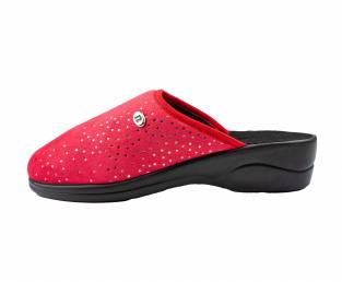 Borovo women's slippers, Red