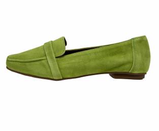 My Ballerinas, Borovo kožna ženska mokasina, Zelena