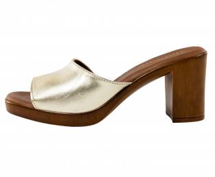 Borovo women's slippers, Golden