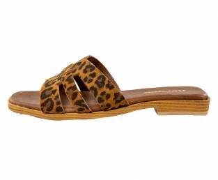 Borovo kožna ženska natikača, Leopard