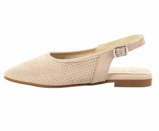 My Ballerinas, Borovo kožna ženska sandala, Bež