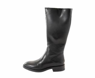 Ženska kožna čizma, Crna