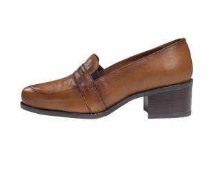 Borovo kožna ženska cipela, Smeđa