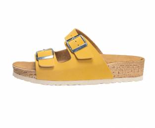 Women's slippers, Yellow
