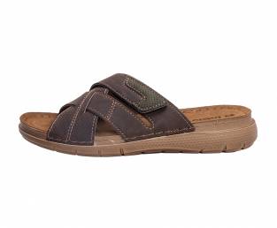 Men's slippers, Brown