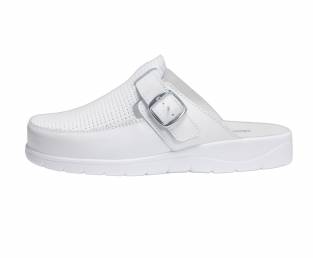 Borovo women's slippers, White