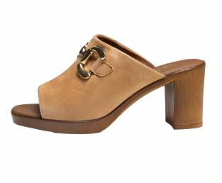 Borovo, Women's slippers, Brown