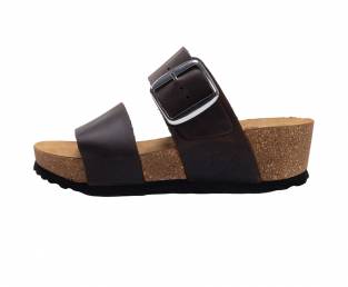 Relax Shoe, Women's slippers. Dark brown